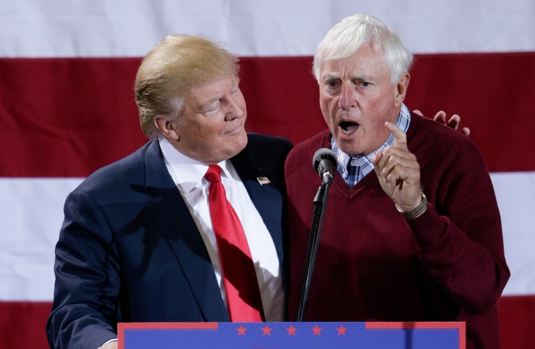 Trump suggests Bobby Knight to threaten tariffs on companies moving jobs overseas