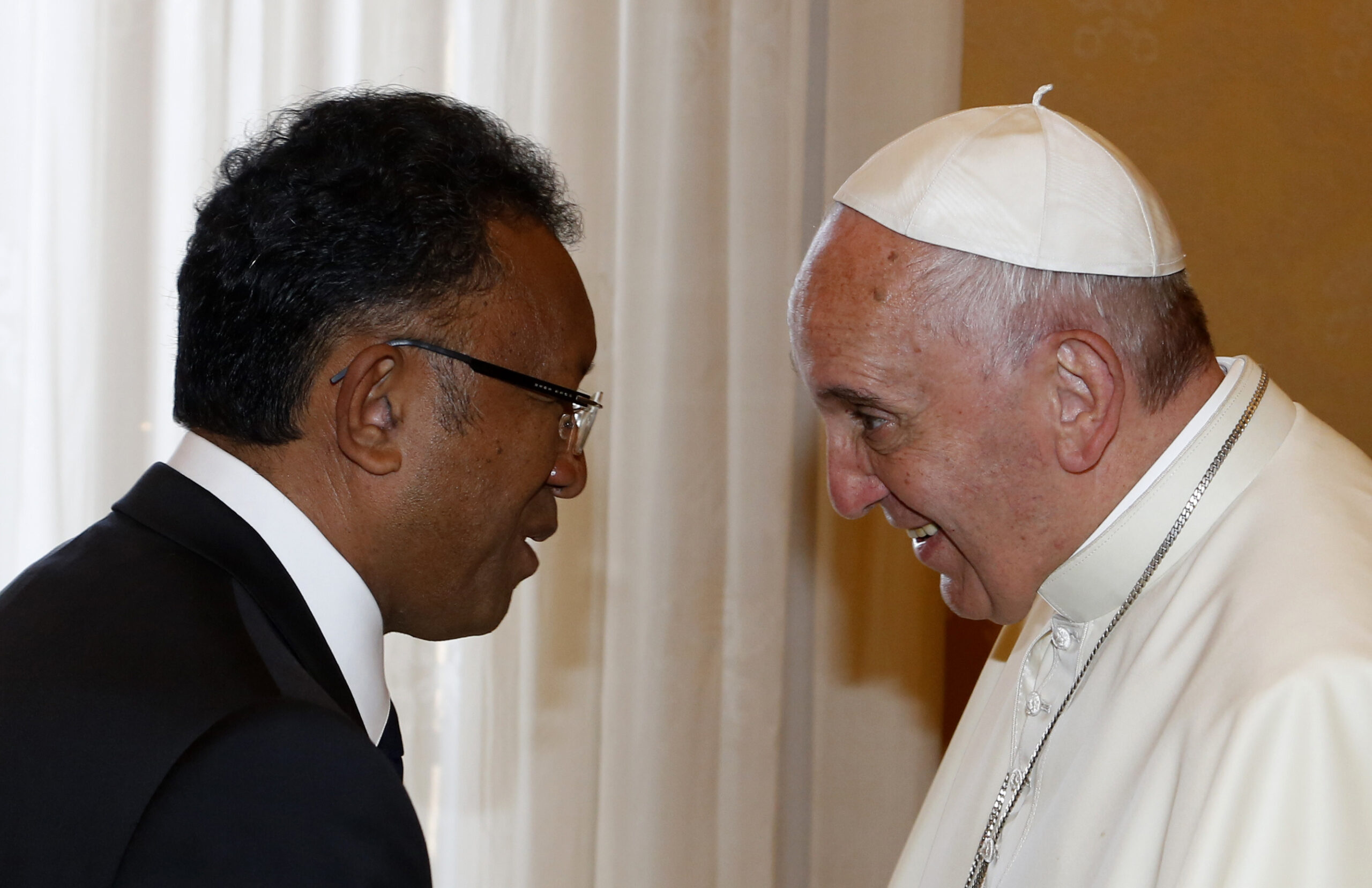 Pope tired but smiling amid new health concerns