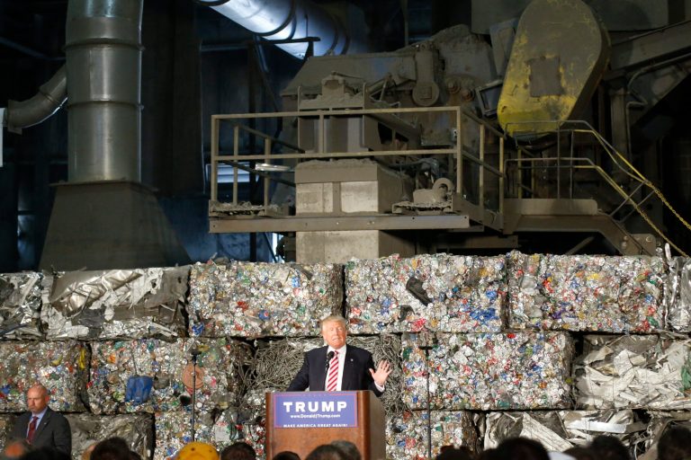 Trump proposed higher taxes on foreign goods and said that cost increases would be offset by job creation. (AP Photo/Keith Srakocic)