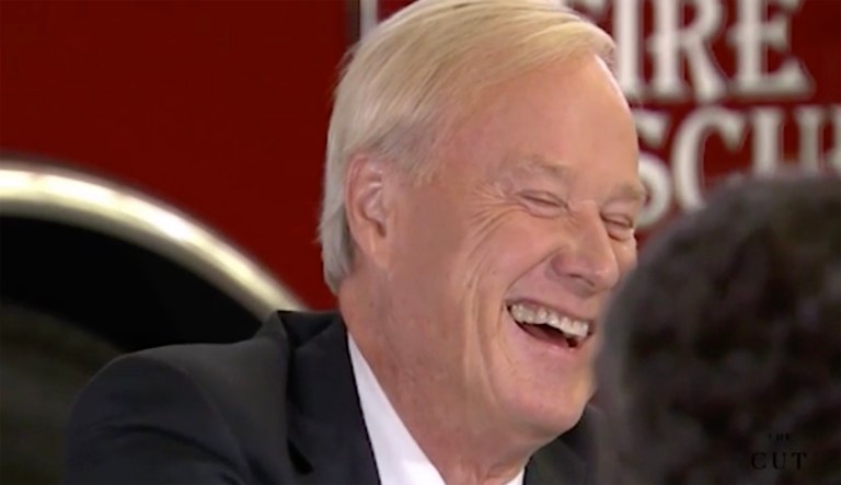 In footage obtained by the Cut, MSNBC's Christ Matthews is show joking about a 