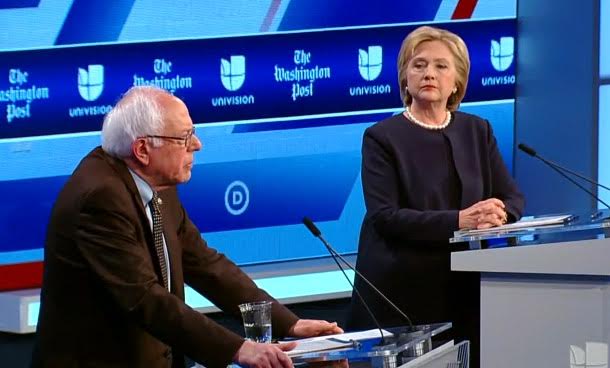Both Democratic presidential candidates are recognizing the changing demographics of their country and party. (Screenshot)