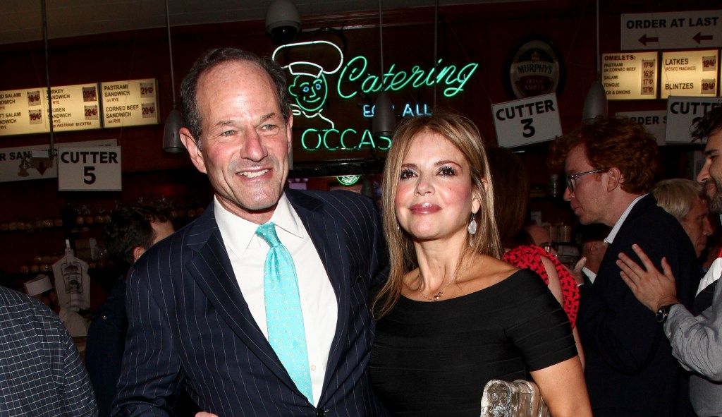 Former New York Gov. Eliot Spitzer engaged