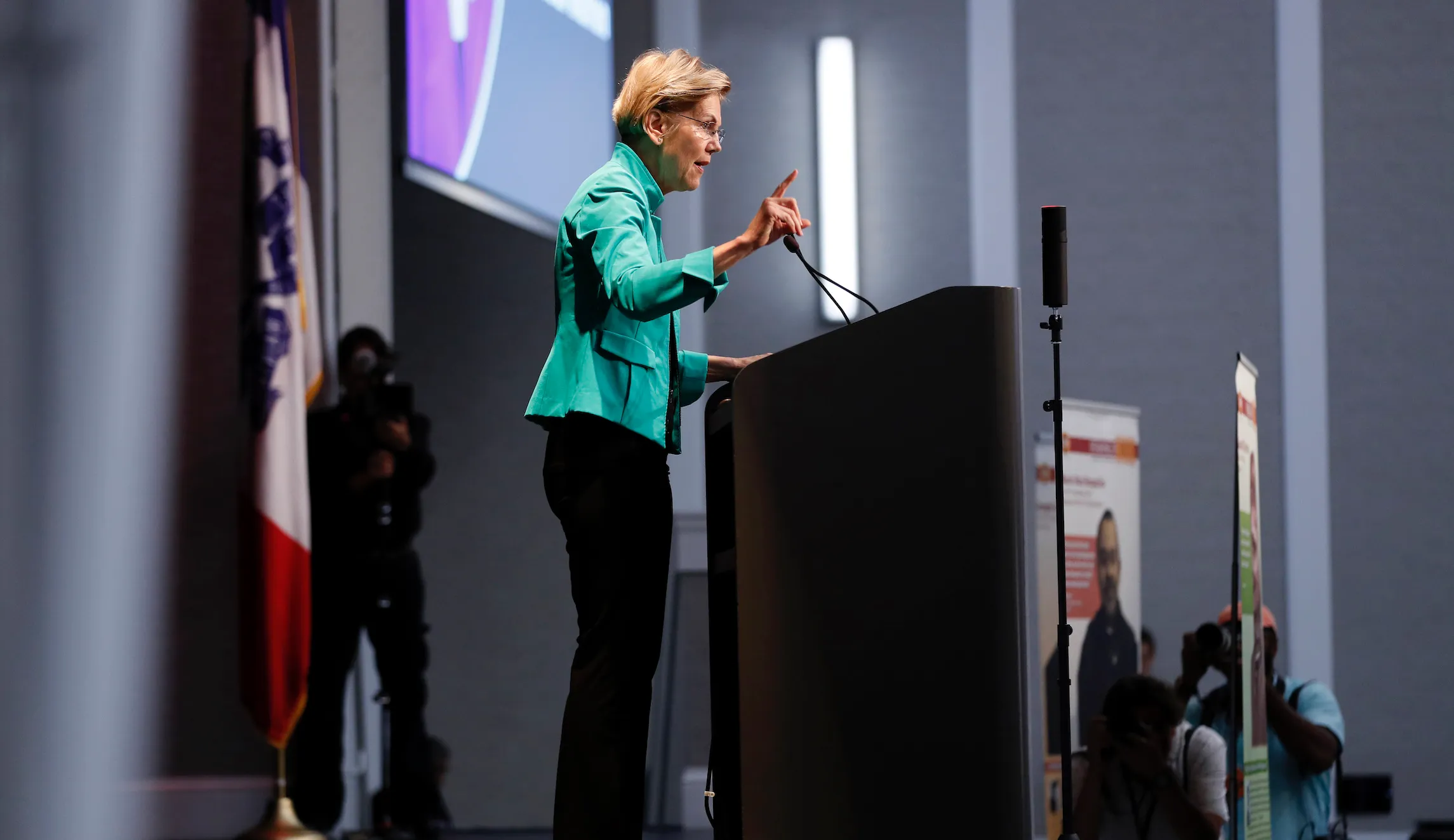 No mention of ‘Medicare for all’ from Warren or Sanders at union event