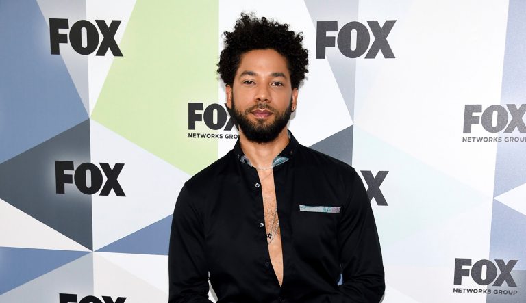 In this Monday, May 14, 2018, file photo, actor and singer Jussie Smollett attends the Fox Networks Group 2018 programming presentation after party at Wollman Rink in Central Park in New York.