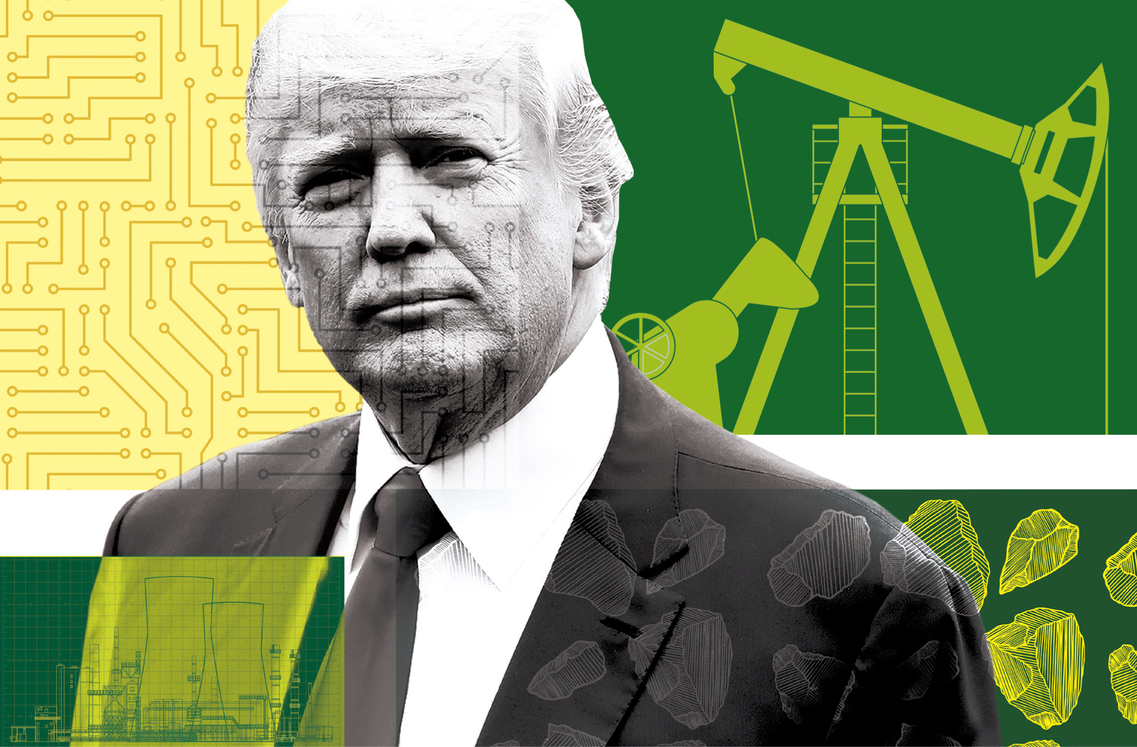 Trump wields his energy weapon