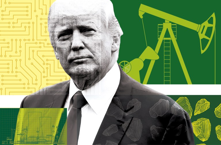 Trump wields his energy weapon