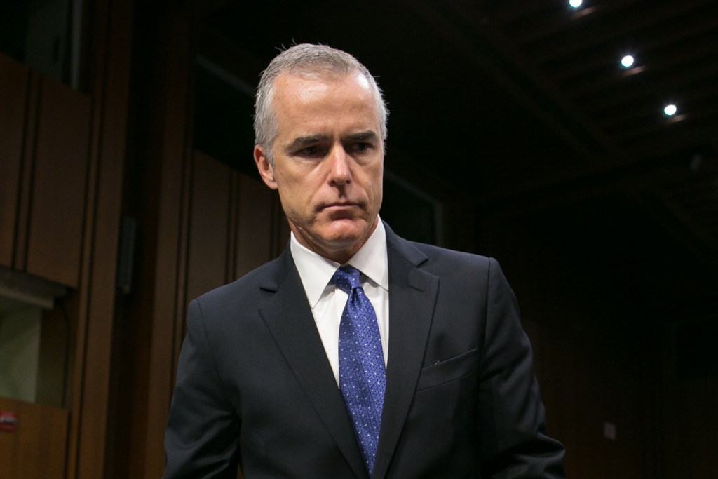 ‘Unacceptable’: Johnson and Grassley push FBI to hand over all of Andrew McCabe’s texts