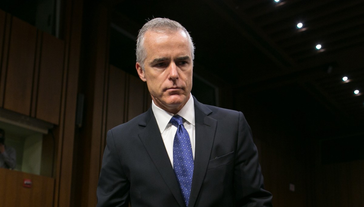 ‘Unacceptable’: Johnson and Grassley push FBI to hand over all of Andrew McCabe’s texts