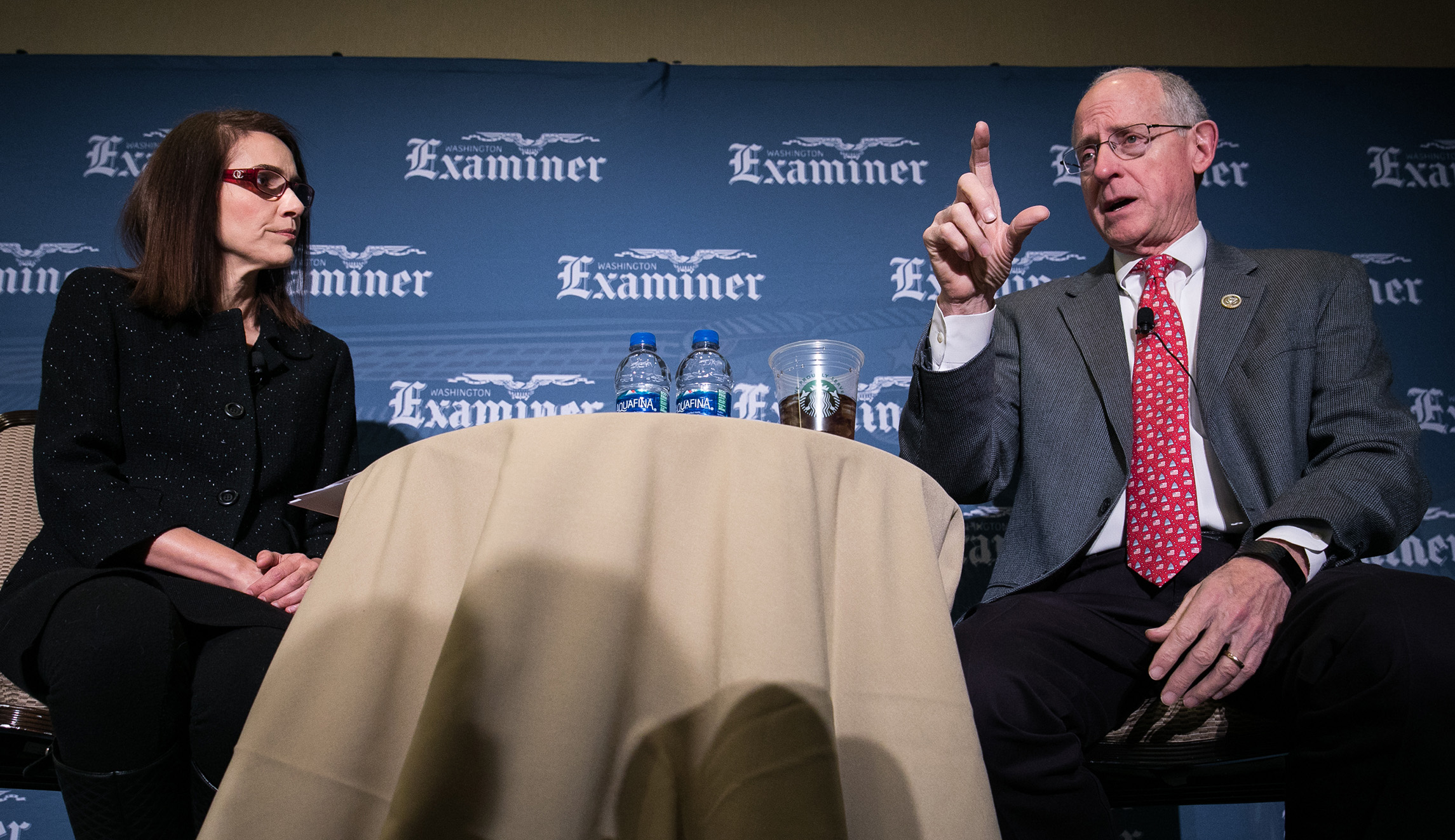 Agriculture Chairman Mike Conaway and Sen. Joni Ernst discuss farm bill
