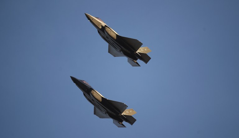 U.S. Air Force F-35 A-fighter jets from 31st Test Evaluation Squadron.