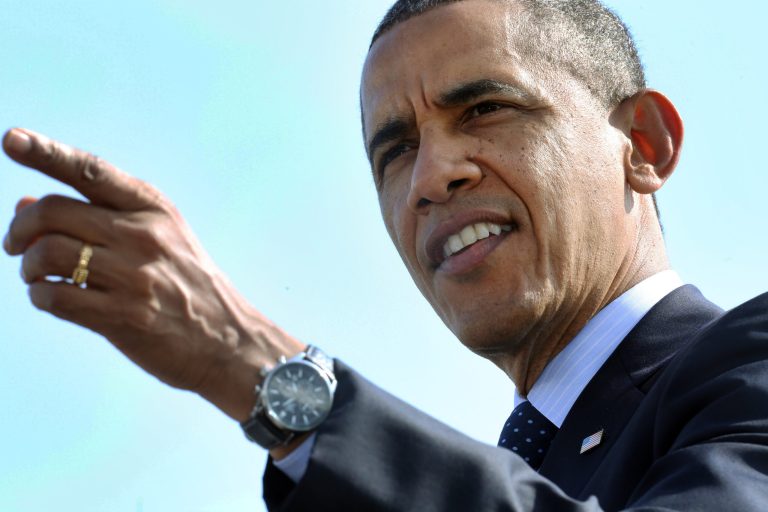President Barack Obama speaks to the media at the Washington Irving Boat Club in Tarrytown, N.Y., Wednesday, May 14, 2014. The President spoke about the need for Congress to fund road and bridge improvements across the nation. (AP Photo/Journal News, Seth Harrison, Pool)