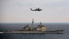 US to conduct rare 3-aircraft carrier drill in waters off Korean Peninsula