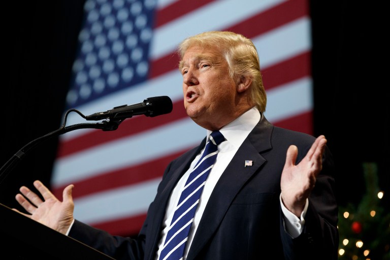 Many conservatives have made peace with an incoming executive uninterested in their social issues. (AP Photo/Evan Vucci)