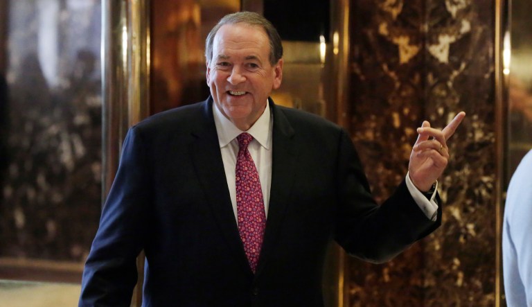 Since leaving the Arkansas governorâs mansion in 2007, his behavior has been that of a man who wants nothing more than to coast on the fact that he once held office. (AP Photo/Richard Drew)