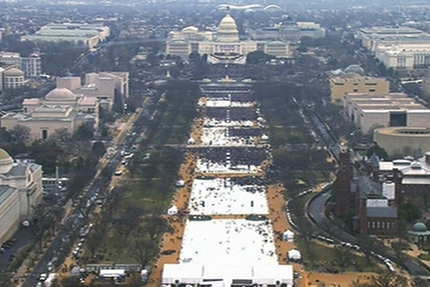 Trump inauguration crowd photos edited to make crowd appear larger: Report