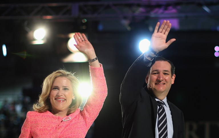 Cruz's family currently gets employer insurance through his wife, who is taking an unpaid leave during his presidential campaign. (Getty)