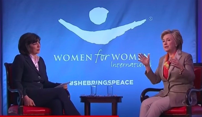 Christiane Amanpour argued Wednesday that voters have an 