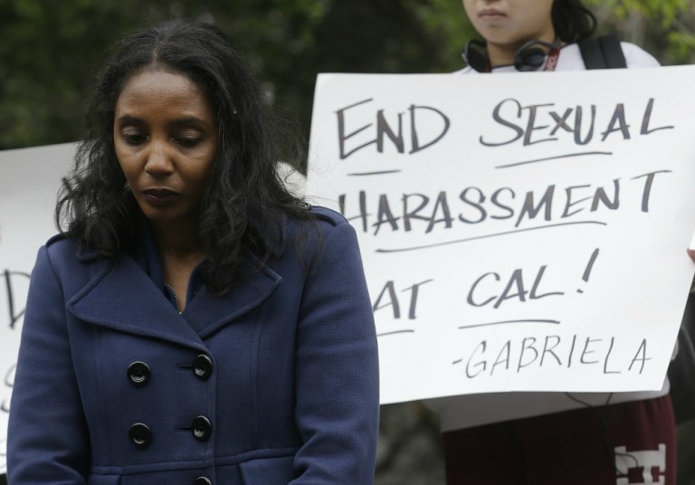 Months after the orginial sanctions were laid down, Tyann Sorrell filed a lawsuit against UC Berkeley alleging they had mishandled her accusation. (AP Photo)
