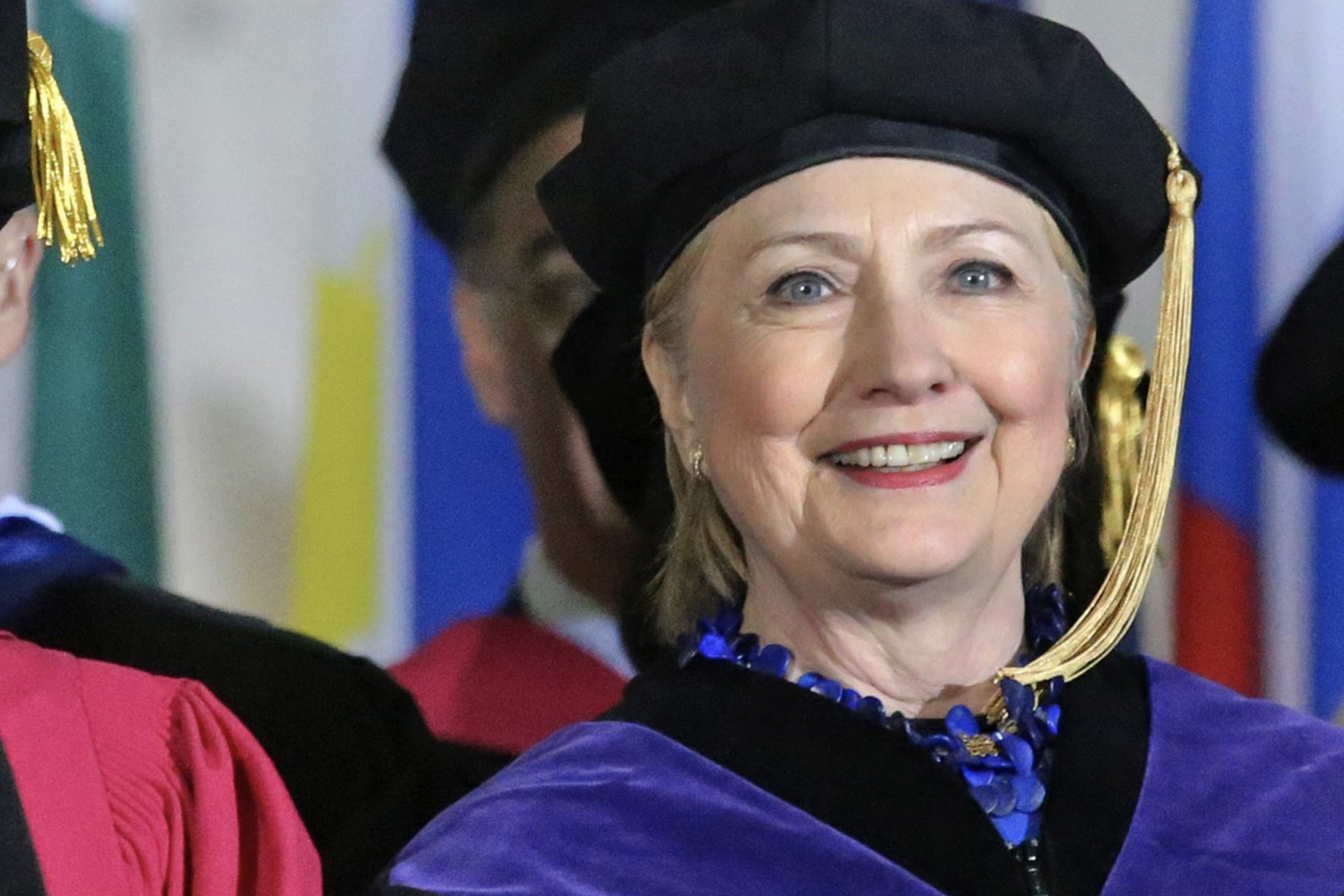 Hillary Clinton compares Trump to Nixon in commencement speech