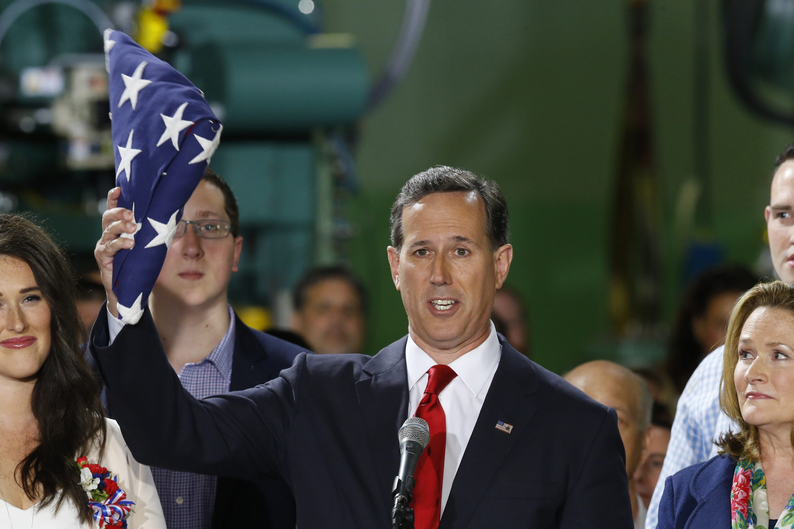 In announcing run, Santorum delivers toughest message of any Republican on immigration