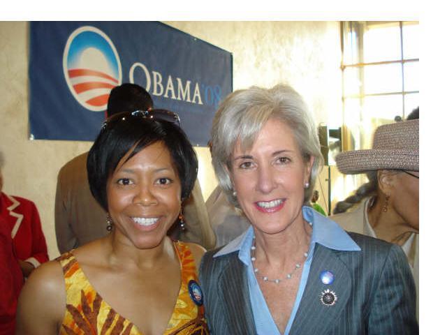 HHS Kathleen Sebelius, right, gave no indication to reporters that the administration was going to delay Obamacare.