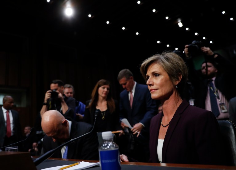 Our loyalty at the Department of Justice should be to the people of the United States...