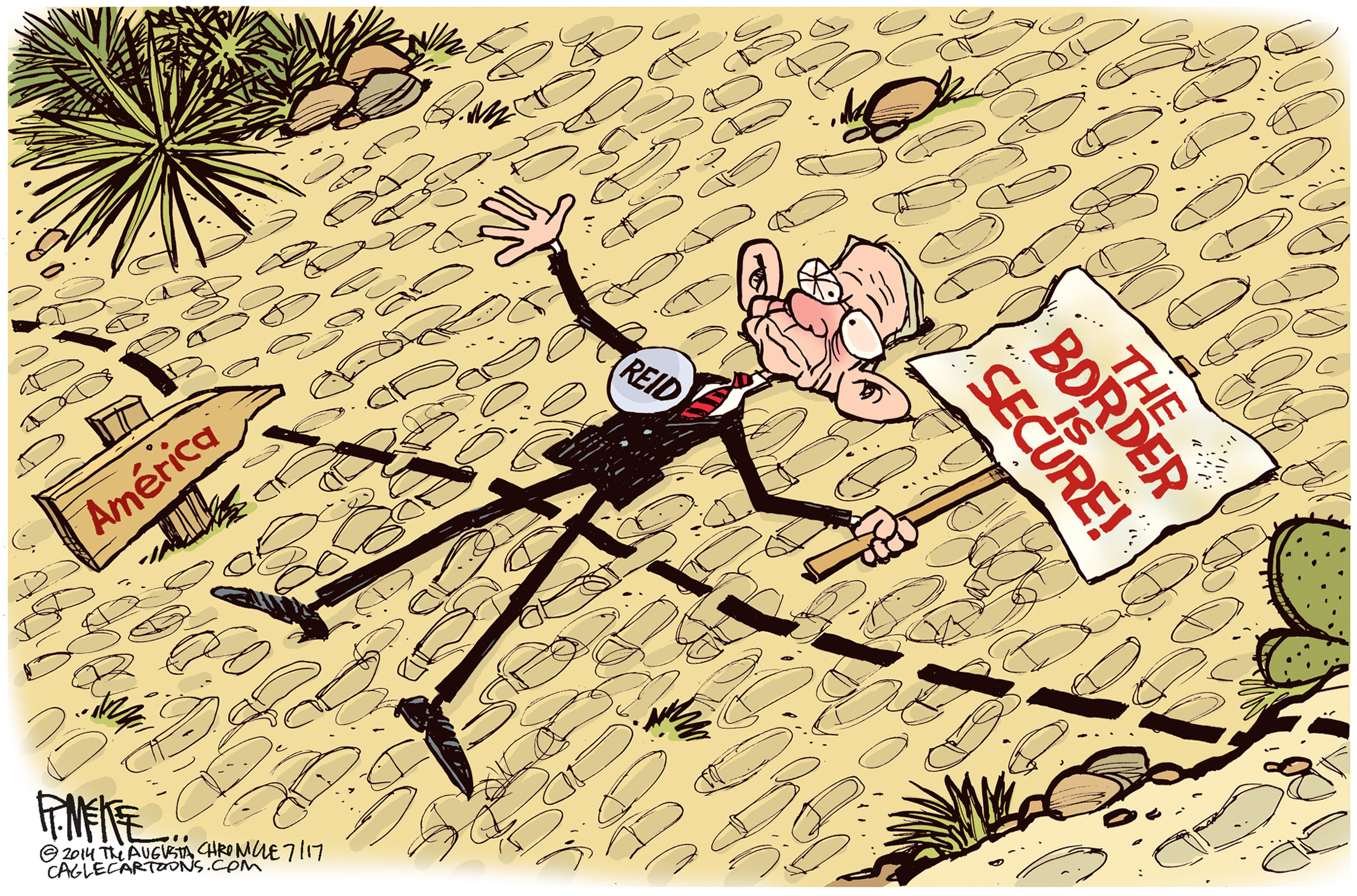 Editorial Cartoon: Run over