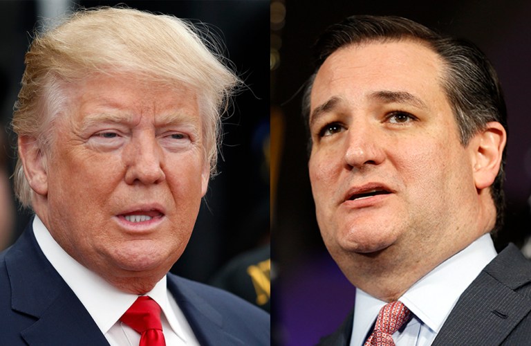 In a pair of tweets, Donald Trump said that Ted Cruz 