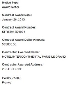 Biden’s One-Night Paris Hotel Tab: $585,000.50