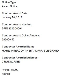 Biden’s One-Night Paris Hotel Tab: $585,000.50