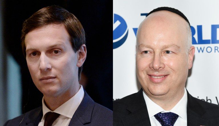 White House aides Jared Kushner and Jason Greenblatt will separately travel to Jerusalem and Ramallah this week to talk with Israeli and Palestinian leaders about possible next steps in achieving a peace deal (Bloomberg and AP Photos)