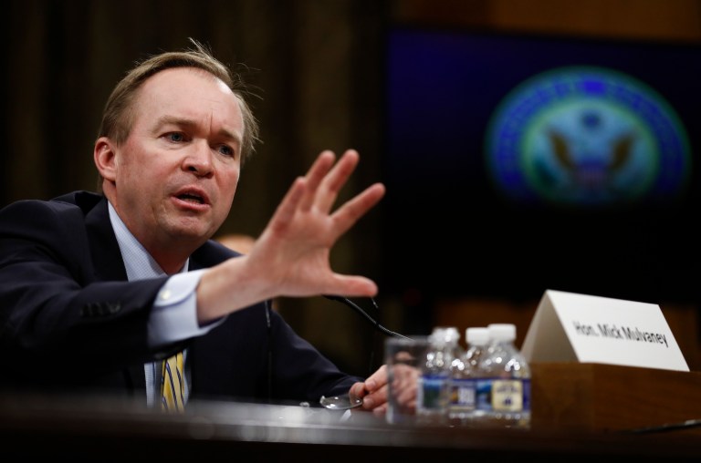 Mulvaney appears set for final confirmation as President Trump's Director of the Office of Management and Budget. (AP Photo/Carolyn Kaster)