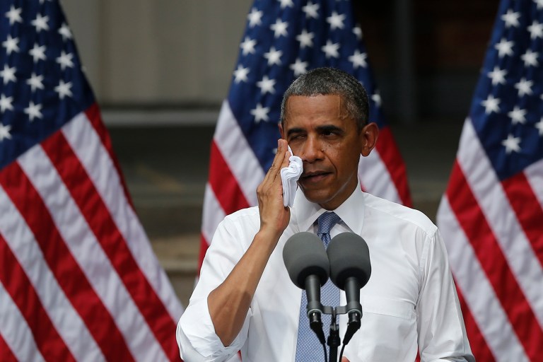 President Obama's allies in the House couldn't save some of his key environmental regulations from Republican amendments in a massive spending bill Tuesday night. (AP Photo/Charles Dharapak)