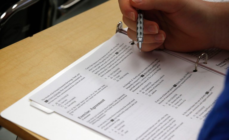 Consider also that, as the report documents, graduates' average SAT scores fell from 1,026 to 1,002 over that same 18-year stretch. (AP Photo/Alex Brandon)