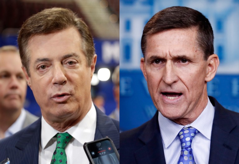 Three anonymous sources told the New York Times the Russians wanted to influence Trump's then-campaign chairman Paul Manafort and adviser retired Lt. Gen. Mike Flynn. (AP)