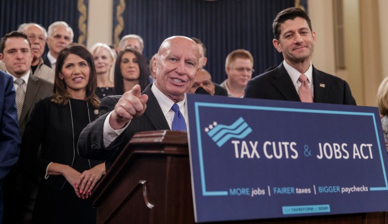 Lawmakers can either support this tax reform plan from Congressional Republicans, or they can support the status quo - an absurdly complex tax code that restricts economic growth and harms American families across the country. (AP Photo/J. Scott Applewhite)