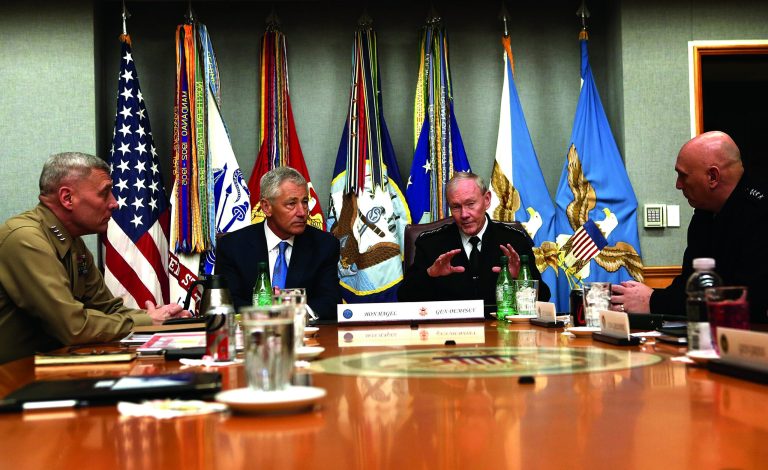 A key reason for the problem, according to the GAO: The Pentagon doesn't know how many generals and admirals it needs to lead a shrinking force. (Alex Wong/Getty Images)