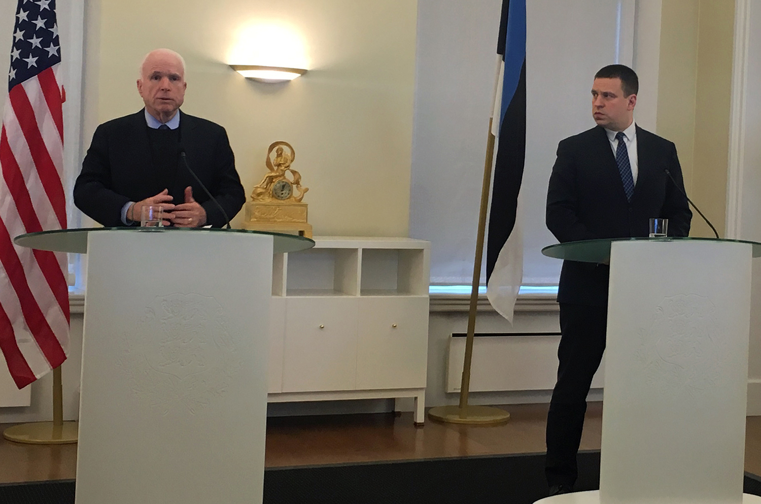 McCain to Baltic states: US committed to NATO