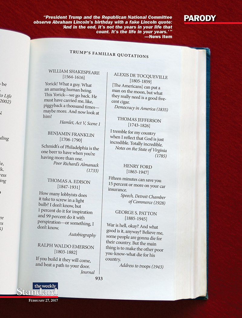 Trump’s Familiar Quotations