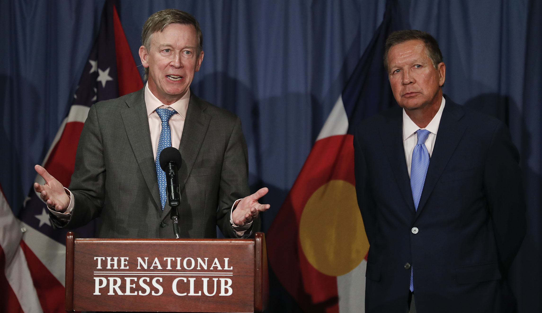 Please, John Kasich and John Hickenlooper, say no to a gubernatorial variety show