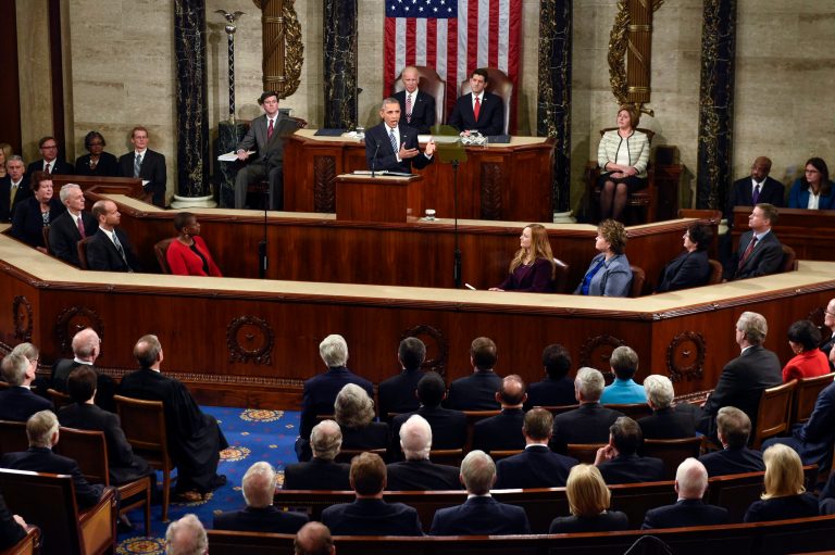 Democrats were noticeably unhappy with the part of Obama's State of the Union address about the Trans-Pacific Partnership. (AP Photo)