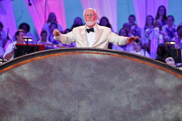 Conductor John Williams performs at a rehearsal for the Capitol Fourth concert on the National Mall. (Getty Images)