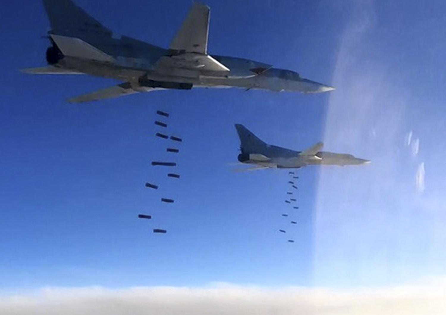 Pentagon: Russian jets bombed U.S.-backed fighters in Syria