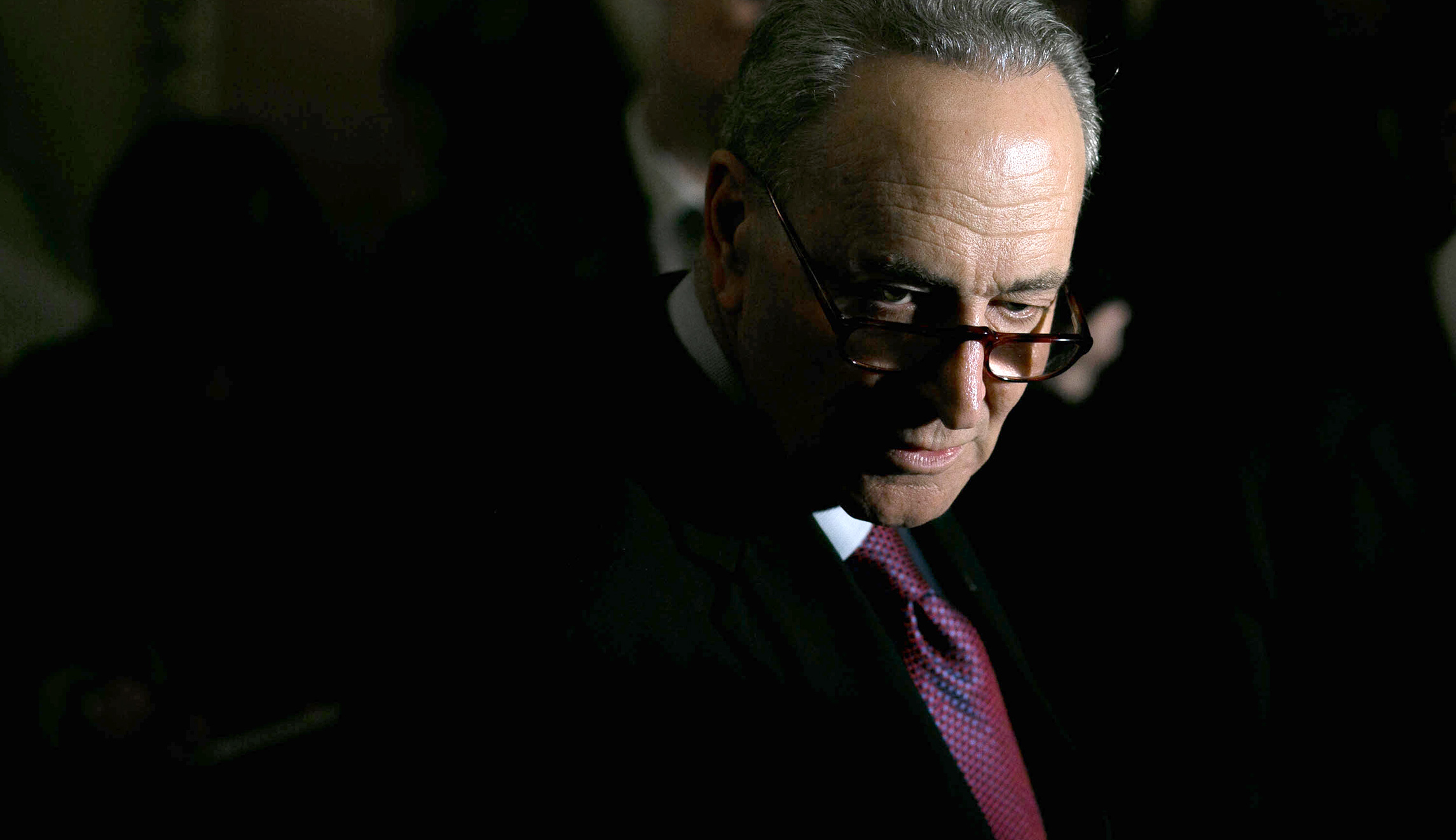 Watch: Chuck Schumer caught on hot mic saying Trump ‘likes us’