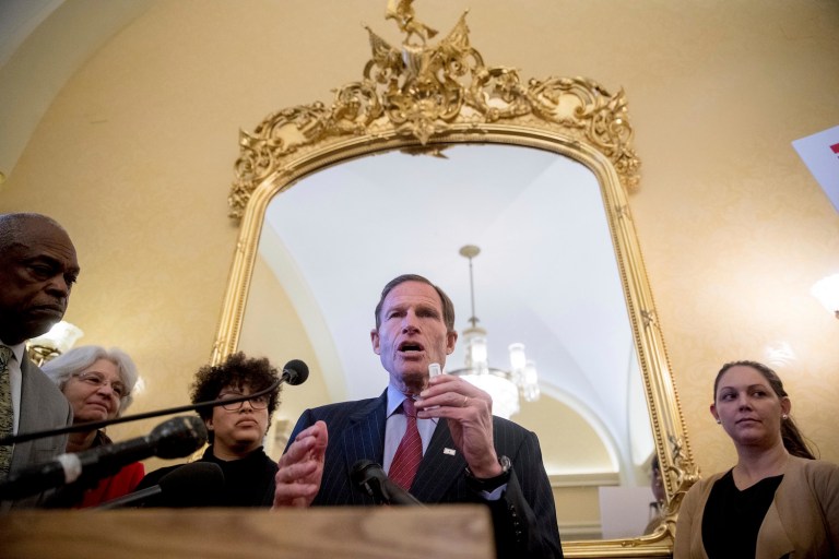 Sen. Blumenthal might be seeing threats that aren't there. (AP Photo/Andrew Harnik)