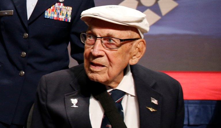 Cole served as co-pilot of the lead B-25 bomber during an April 18, 1942, raid on Tokyo. The bomber was piloted by Lt. Col. Jimmy Doolittle, and the raid took place after the attack on Pearl Harbor. (AP Photo/Gary Landers)