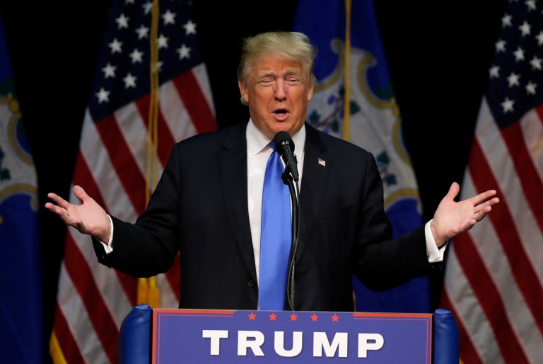 Republican presidential candidate Donald Trump said that 