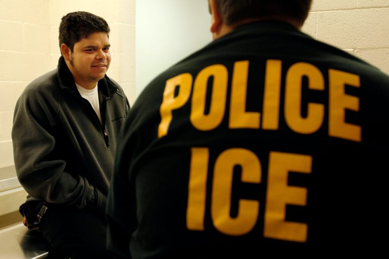 The head of the Immigration and Customs Enforcement union has tried to meet with Senate lawmakers and groups lobbying the Senate on immigration reform, but hasn't gotten a meeting so far. (AP File)