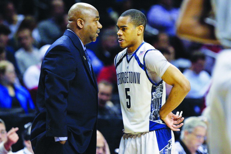 Frank Franklin II/AP
John Thompson III, Markel Starks and the Hoyas moved up to No. 15 in the country.