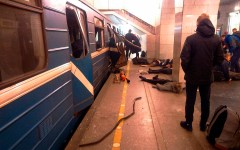 At least 10 dead after explosion rips through St. Petersburg metro in Russia